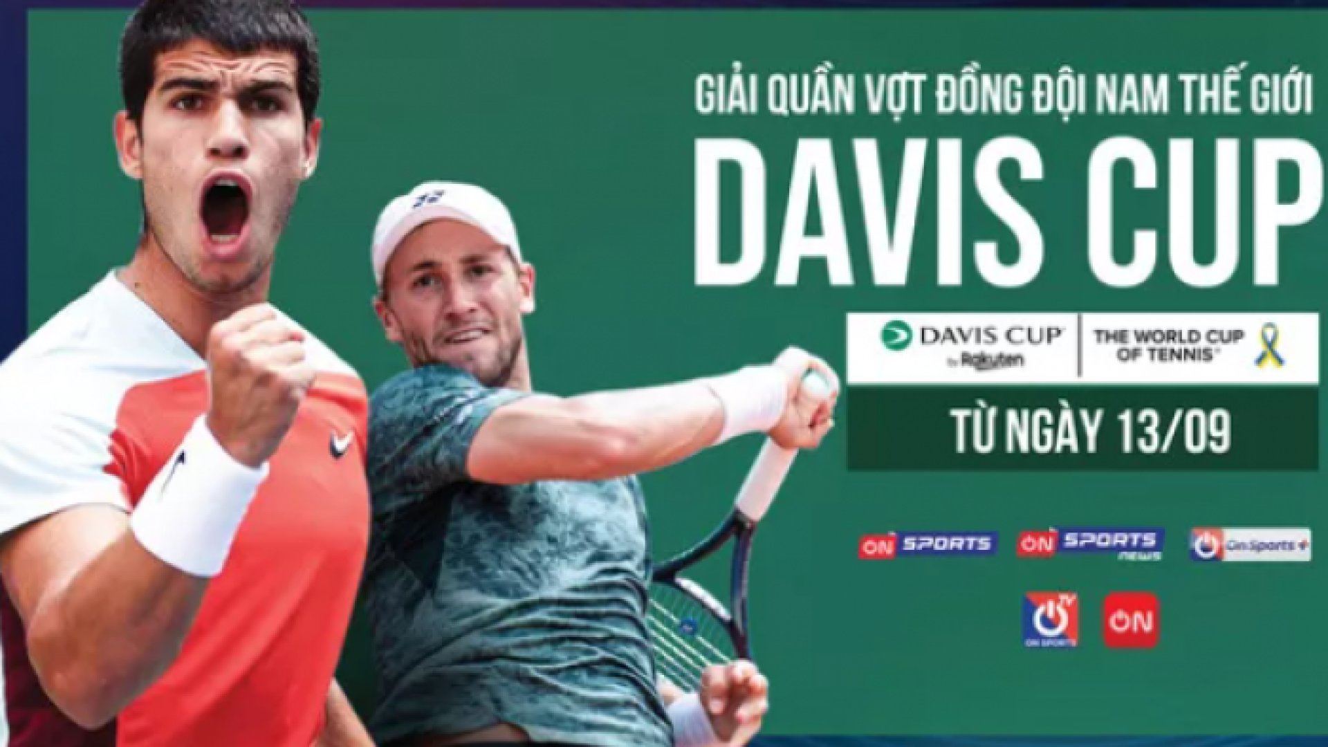 Xem trực tiếp Davis Cup 2022 trên VTVcab