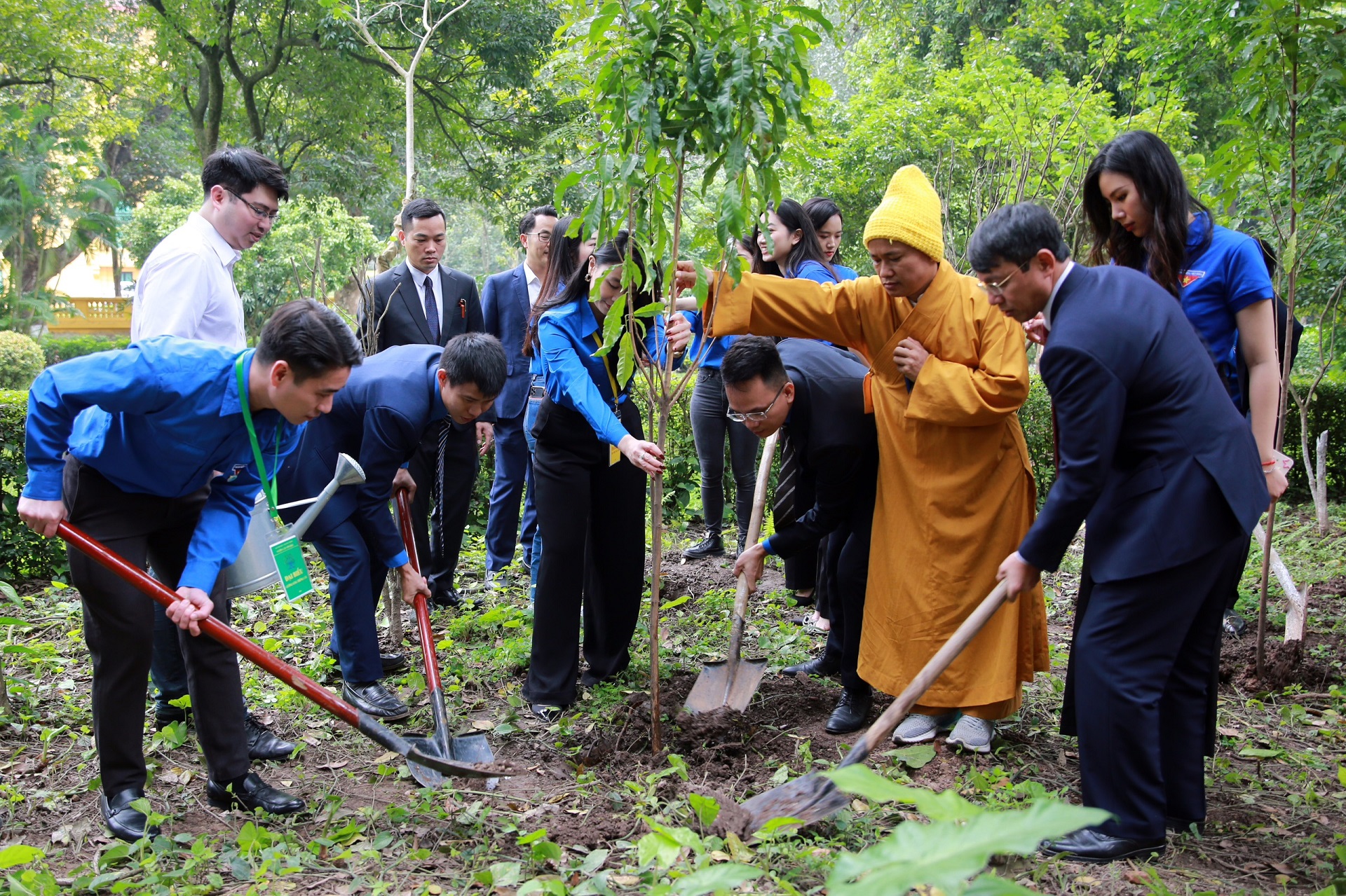 Đoàn trồng cây2