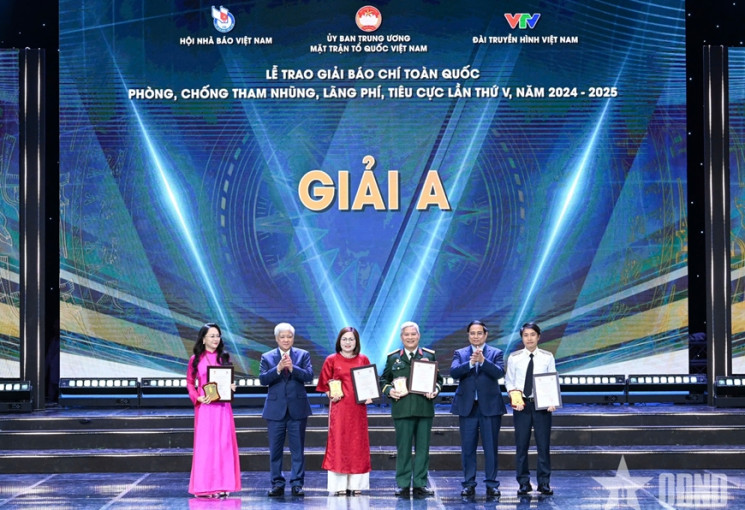 Đài Truyền hình Việt Nam đoạt Giải A tại Giải Báo chí toàn quốc về phòng, chống tham nhũng, lãng phí, tiêu cực lần thứ V