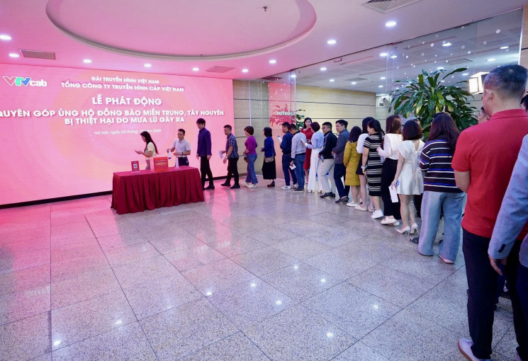 VTVCab quyên góp ủng hộ đồng bào miền Trung - Tây Nguyên