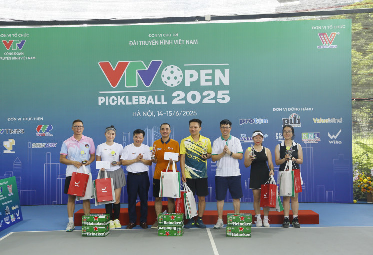 Giải Pickleball VTV mở rộng 2025 thành công tốt đẹp