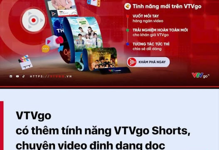 VTVgo đã ra mắt khán giả tính năng VTVgo Shorts
