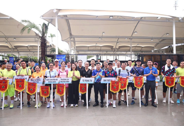 Giải Pickleball VTV 2025: Giao lưu thể thao, thắt chặt tình đoàn kết