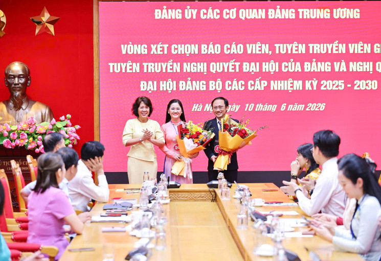 Báo cáo viên thuộc Đảng bộ Đài THVN xuất sắc lọt vào Hội thi báo cáo viên giỏi toàn quốc năm 2026 khu vực phía Bắc