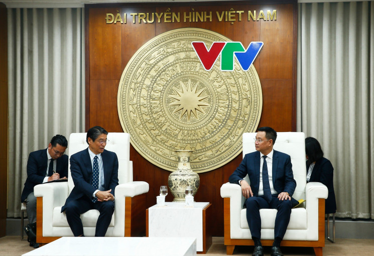 Tổng Giám đốc Lê Ngọc Quang tiếp tân Đại sứ đặc mệnh toàn quyền Nhật Bản tại Việt Nam