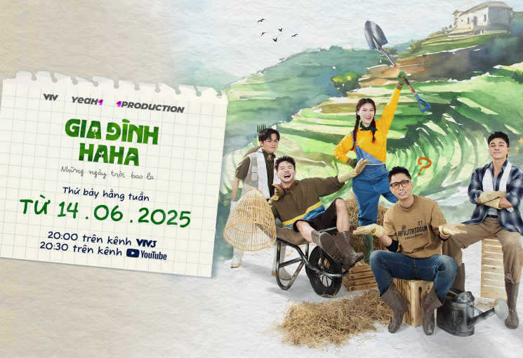 “Gia đình Haha - Những ngày trời bao la” sắp lên sóng VTV3