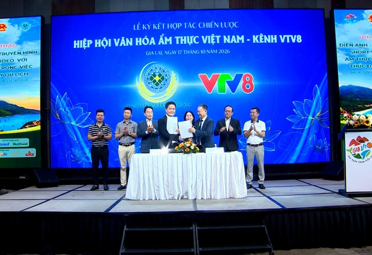 VTV8 ký kết hợp tác với Hiệp hội Văn hóa Ẩm thực Việt Nam