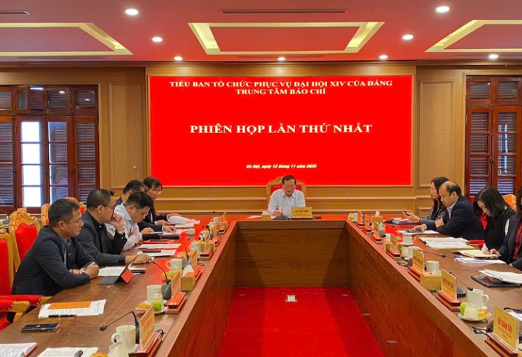 Trung tâm Báo chí Đại hội XIV của Đảng tổ chức phiên họp thứ nhất