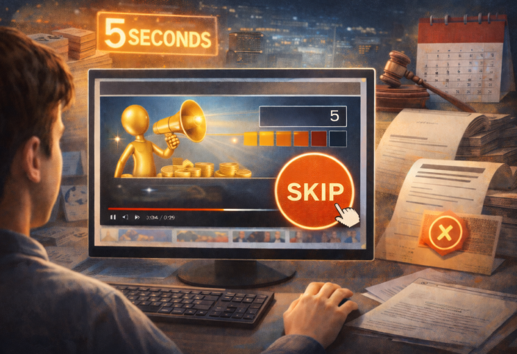 Quảng cáo video trên Internet phải tắt sau 5 giây