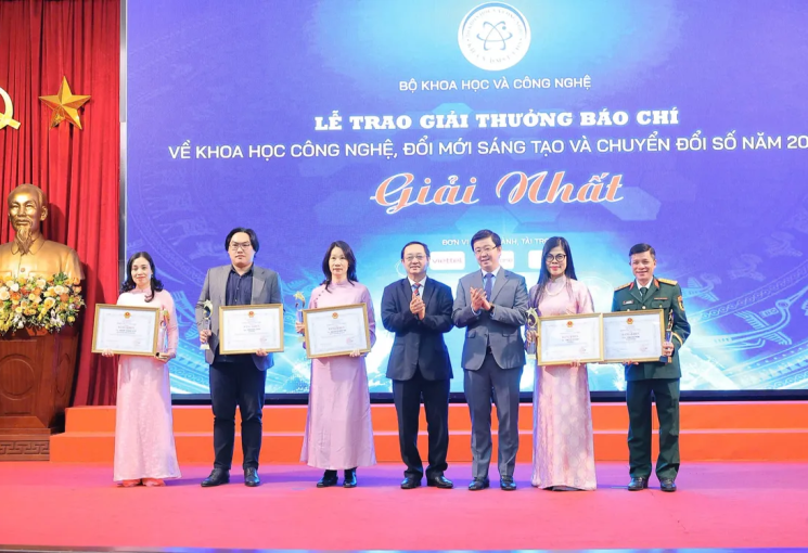 Đài THVN giành giải Nhất Giải Báo chí về khoa học, công nghệ, đổi mới sáng tạo và chuyển đổi số 2025