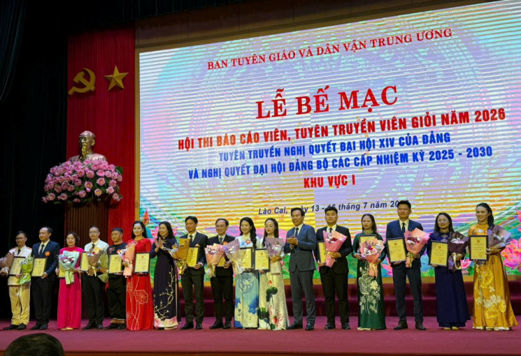 Đài THVN đạt giải tại Hội thi Báo cáo viên, tuyên truyền viên giỏi năm 2026 (Khu vực I)
