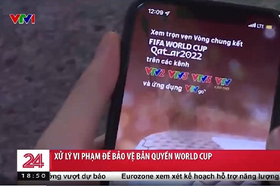 VTV sẽ phối hợp chặt chẽ với các cơ quan chức năng để bảo vệ bản quyền World Cup