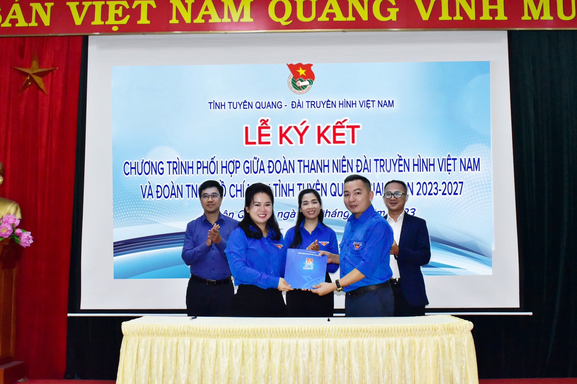 Đoàn Thanh niên VTV ký kết chương trình hợp tác với Đoàn thanh niên tỉnh Tuyên Quang