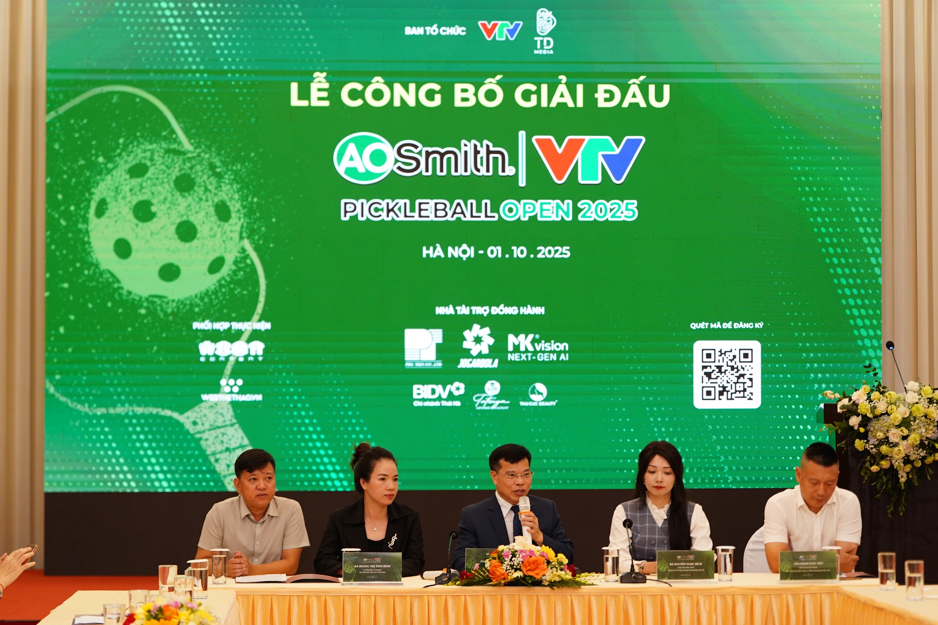 Giải VTV A.O. Smith Pickleball open 2025 dự kiến quy tụ 700 vận động viên