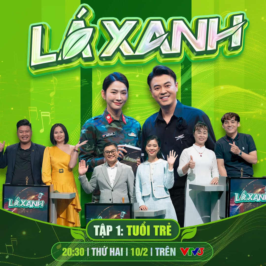 “Lá xanh”: Điểm hẹn âm nhạc mới trên sóng VTV3