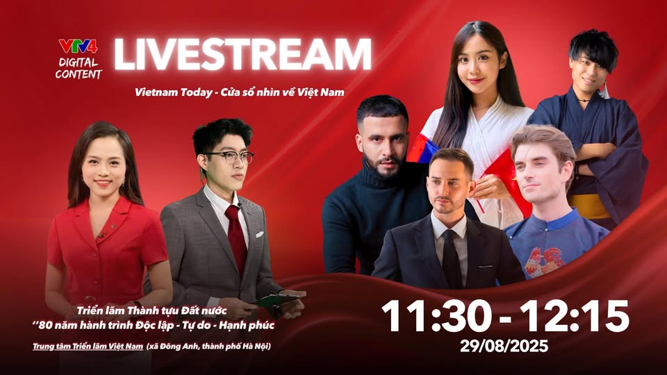Những người đồng hành cùng buổi Livestream đặc biệt tại Gian trưng bày VTV ngày thứ 2: Họ là ai?