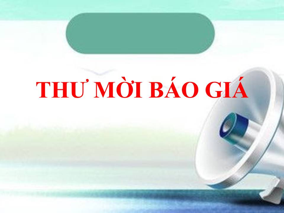 Thư mời báo giá thiết bị “Xe truyền hình lưu động 4K dự trữ”