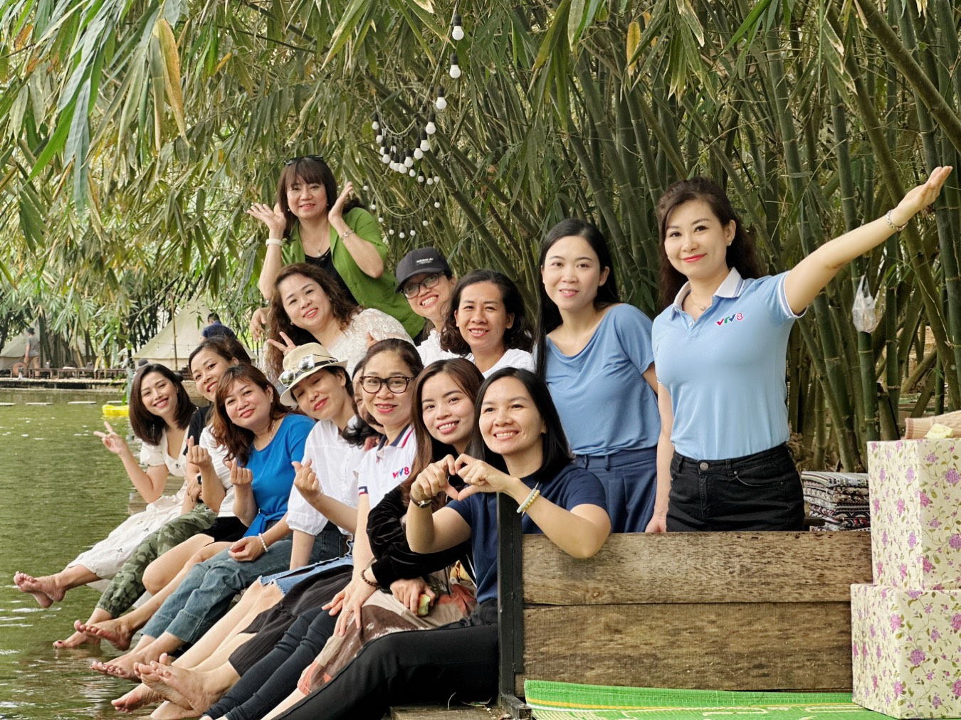 Nữ đoàn viên công đoàn VTV8 sôi nổi tham gia các hoạt động 8/3