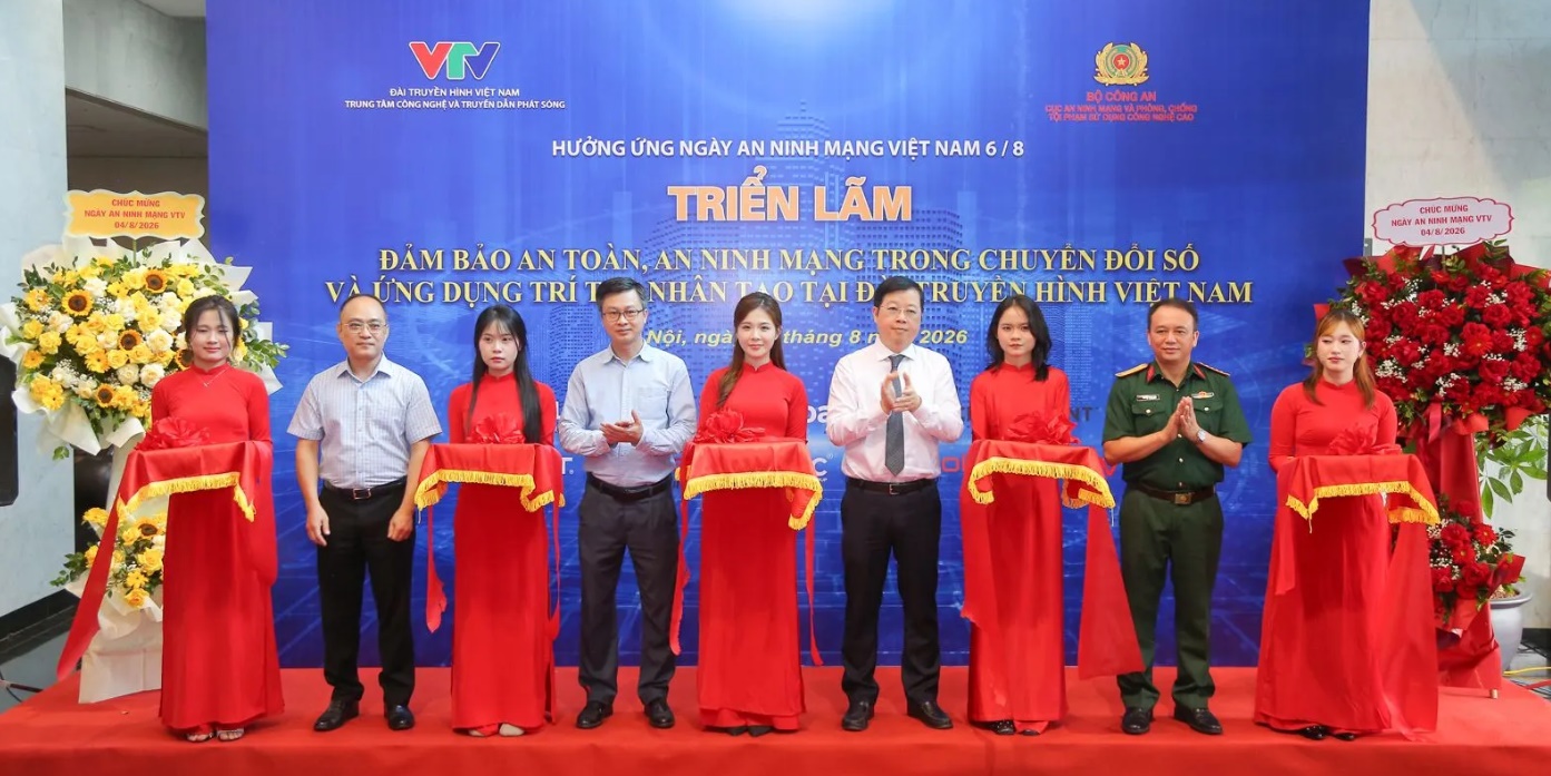 Triển lãm về đảm bảo an toàn, an ninh mạng tại Đài Truyền hình Việt Nam