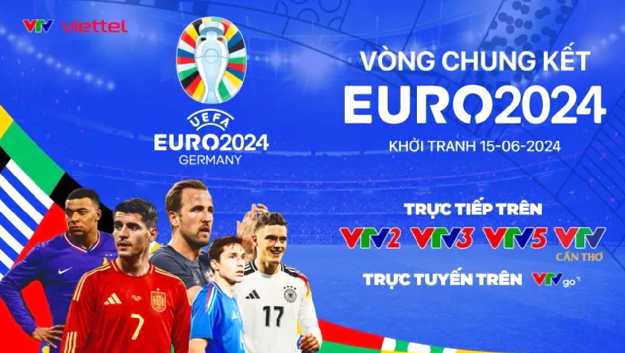 VTV hợp tác cùng Viettel phát sóng VCK EURO 2024