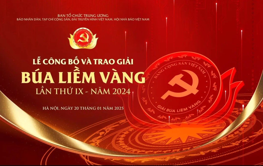 THTT Lễ trao giải Búa liềm vàng lần thứ IX năm 2024 (20h10, 20/1, VTV1)