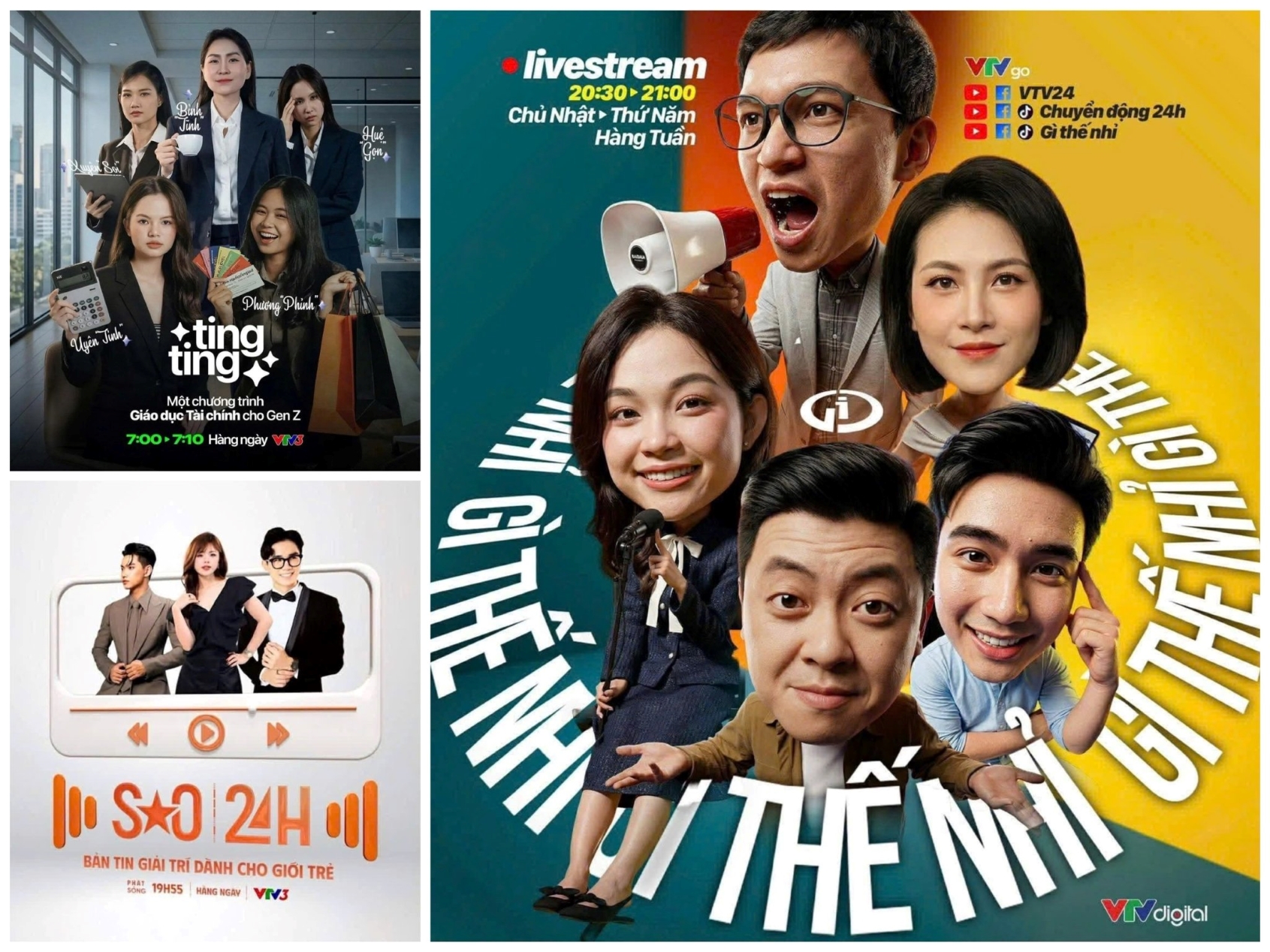 3 chương trình mới dành cho giới trẻ cùng lên sóng VTV3