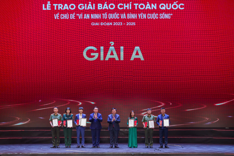 Đài THVN nhận giải A và giải C tại Giải báo chí toàn quốc “Vì An ninh Tổ quốc và bình yên cuộc sống”