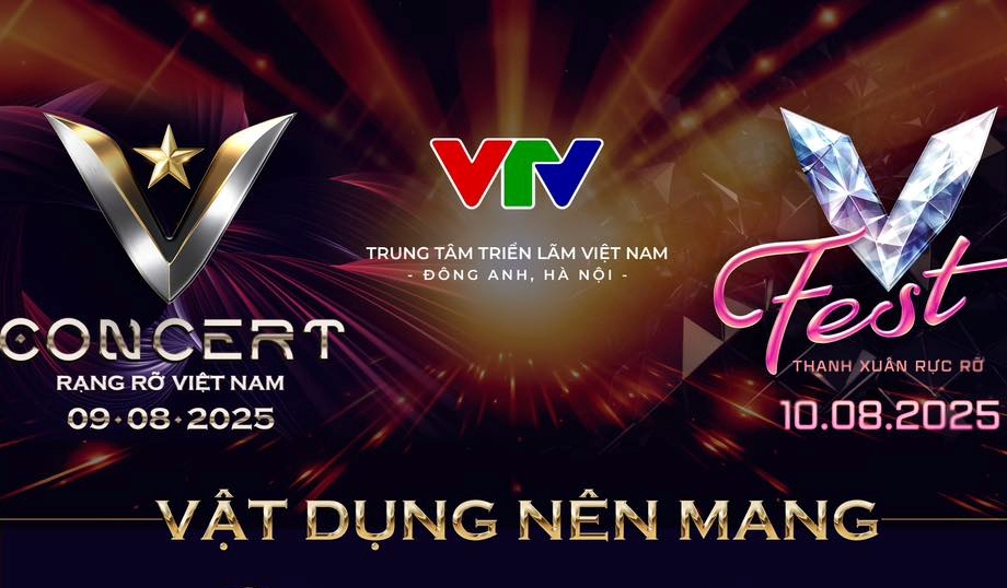 Những vật dụng nào được phép mang vào V Concert và V Fest?