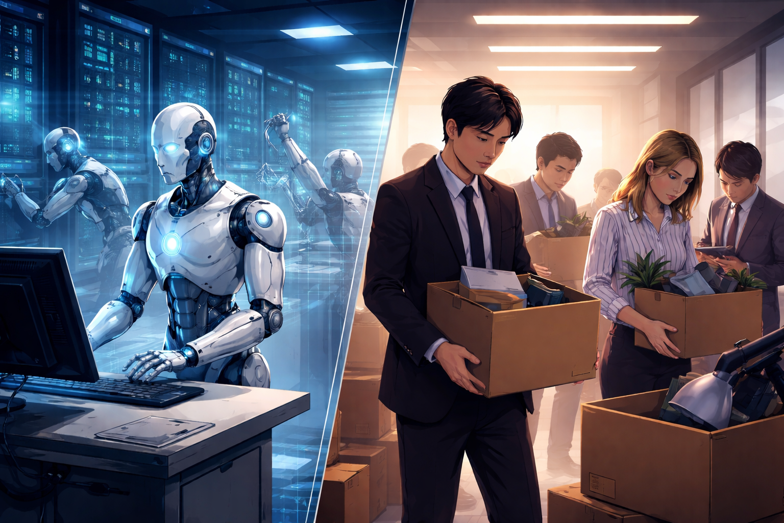 Làn sóng sa thải công nghệ: Khi AI không chỉ là công cụ mà là “người thay thế”