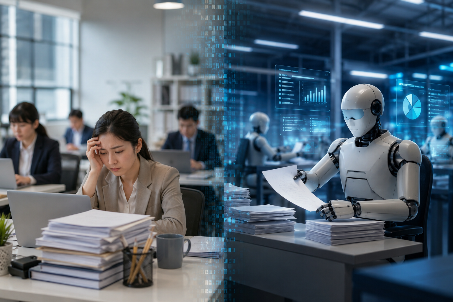 Khi AI tiếp quản văn phòng
