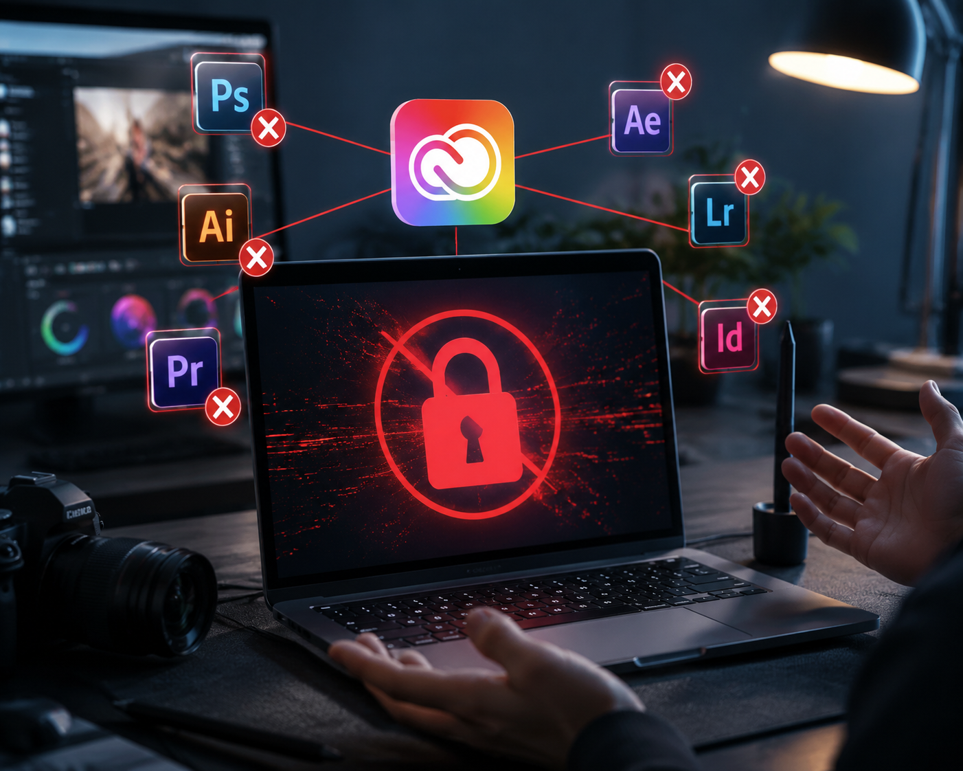 Nguy cơ mất tài khoản Adobe vì dấu hiệu vi phạm bản quyền trên thiết bị