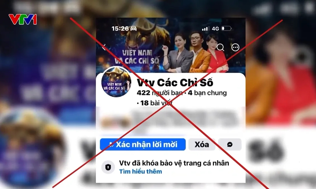 Cảnh báo giả mạo chương trình "Việt Nam và các chỉ số" của VTV để dụ dỗ đầu tư