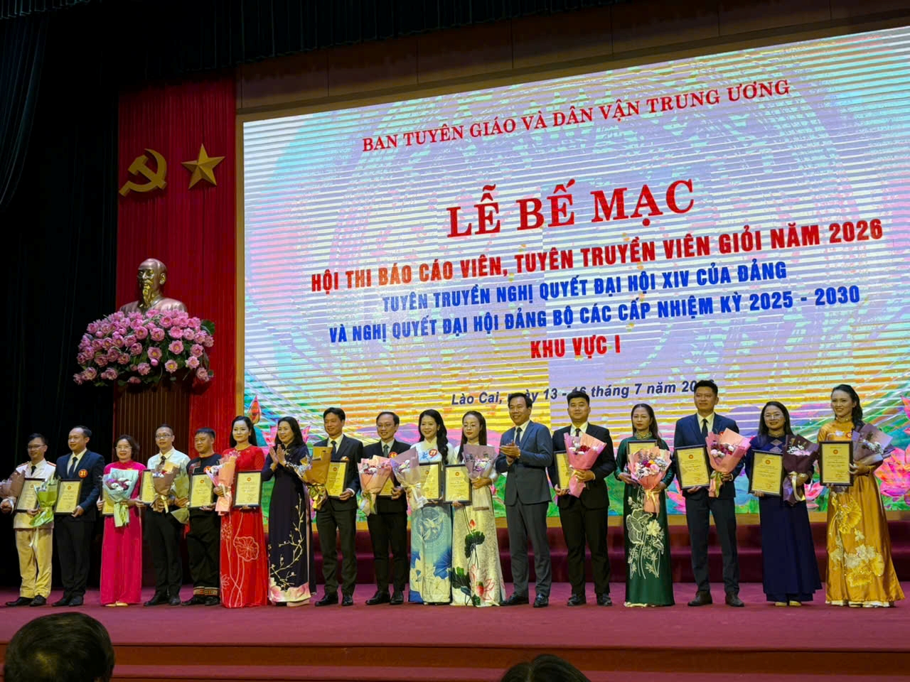 Đài THVN đạt giải tại Hội thi Báo cáo viên, tuyên truyền viên giỏi năm 2026 (Khu vực I)
